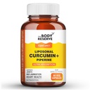 The Body Reserve Liposomal Curcumin Capsules, 500mg with Piperine, Anti-Inflammatory Supplement for Adults Pure Turmeric Extract for High Absorption Joint & Heart Health Support – 60 Caps
