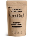Herbadiet Turmeric Curcumin 95% Curcuminoids|50 Gram|Pure Turmeric Root Extract Powder|Tumeric Curcuma Longa,Rich In Antioxidants