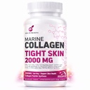 Marine Collagen for Skin Hair Supplement for Men Women with Hyaluronic Acid (99% Supplements) Biotin & Vitamin C, B12, Collagen Protein Peptide Builder-60 Tablets