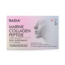 Radia Marine Collagen Peptide Capsules | Type I & III Hydrolysed Marine Collagen | Skin, Hair & Nail Wellness Support | 60 Capsules | Excelgenics