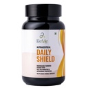 ReMe Daily Shield - 100% Pure Enhanced Curcumin - Bioavilable Formulated Turmeric with anti inflammatory and anti oxidant properties - Daily immunity booster - Non GMO, Non irradiated, Non ETO BSE/TSE-free.