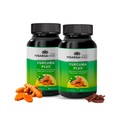 SONARK'S Nisarga Herbs Curcuma Plus - High Potency Antioxidant Supplement (Pack of 2, 120 Capsules) - Promotes Healthy Blood Flow, Clear Respiratory Function & Faster Wound Healing - Natural Cellular Protection