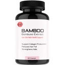 VitaminHaat Bamboo Extract 600 mg | Hair, Skin & Nails Health Support | Promotes Collagen Production | Reduces Hair Fall | Strengthens Nails | 60 Capsules