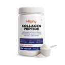 Collagen Peptide Type I, II, III & X for Skin Elasticity, Hair, Nails & Joint Support with Glucosamine & Vitamin C | 10g Collagen Per Serving | Unflavored Hydrolyzed Collagen Powder | 365g