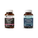 Carbamide Forte Hydrolyzed Collagen Tablets With Type 1 & 3 Collagen & Multivitamin Tablet With Ginseng For Energy & Better Digestion | 180 + 60 Tablets