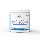 Alpha Stay Young :- Hydrolyzed Marine Collagen Peptides (TYPE 1 & 3), L-Glutathione, Rosehips, Niacin, Biotin, MCT(C8 & C10) (Alphonso Mango)