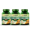 Curcumin With Biopiperine 1310mg Tablets With 95% Curcuminoids Supplements For Better Absorption | Good For Skin & Joint pains | Immunity Booster for Men And Women (Pack Of 3)