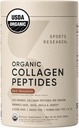 Hydrolyzed Collagen Peptides Powder – Dark Chocolate Flavor, Dietary Supplement for Hair, Skin, Nails & Joint Support, 480 g
