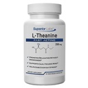 Superior Labs L-Theanine 250 mg capsules, Pure Non-GMO Suntheanine, Filler-Free, bevordert ontspanning & stress relief, ondersteunt gezonde slaap, verbeterde focus en aandacht, hoge absorptie, 90 Veg Caps