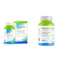 Haleup INC USA Skin Radiance Collagen with Hydrolyzed Peptides 1000mg | Plus Trans-Resveratrol 200 | Haleup Coenzyme Q-10, 300 mg, Enriched with Resveratrol & Omega-3 EPA/DHA || Healthy Heart|| Brain