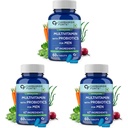Carbamide Forte Multivitamin for Men(60 Veg Tablets), Immunity & Energy with 67 Ingredients |Multi Vitamins, Minerals, Probiotics, Superfoods, Fruits & Vegetable Blend– (Pack of 3)