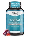 Pure by Nature Prostate Supplement voor mannen, Beta Sitosterol Prostate Health Supplement met zink voor urinetrek ondersteuning, gemakkelijk frequent urineren en verbeterde slaap, Glutenvrije, niet-GMO 90 capsules