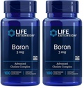 Levensverlenging Boron 3 Mg 100 Vegetarische Capsules (verpakking van 2)