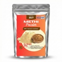 Methi Powder, 100% Natural Fenugreek Seed Powder, Supports Digestion and Metabolism, Light Brown, 200g