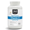 365 door Whole Foods Market, High Potency Vitamine C met Rose Hips, Vegan, 250 tabletten