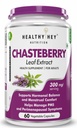 HealthyHey Nutrition Chasteberry Leaf Extract - 300mg per serving - 60 Vegetable Capsules