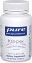 Pure Encapsulaties Krill-Plex Ondersteunt Menstruele Comfort, Hartgezondheid, Gezamenlijke Ondersteuning, Cognitieve Functie en Huidgezondheid 60 Softgel Capsules