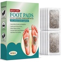 Premium Foot Detox Pads for Men & Women | Herbal Foot Patches for Stress Relief, Better Sleep & Foot Cleansing | Overnight Detox Foot Patch