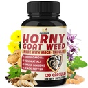 BMVINVOL Geile geitenkruid voor mannen en vrouwen met Maca, Tribulus, Ginseng, Ashwagandha, Tongkat Ali - 120 capsules voor 4 maanden levering