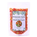 MiniMall Super Market Ready to Fry Papad Snacks/Small Colourful Fingers Fryums - 400 gms