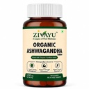 Organic Ashwagandha Tablets 1200mg (600mg x 2 Per Serving) - Supports Stress & Anxiety Relief, Sleep & Muscle Recovery - USDA & India Organic Certified - Heavy Metal Tested - 90 Tablets