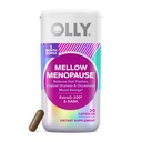 OLLY Mellow Menopauze supplementen voor vrouwen, ondersteunt warme flashes, vaginale droogheid & Occasional Mood Swings,* Estro-G100®, GABA, Vegan Capsules, 1 maand levering - 30 Tel.