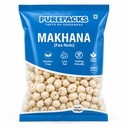 PurePacks Makhana Fox Nuts, Gluten-Free, Low Fat, Fasting Friendly, 100% Natural Healthy Snack, 100g