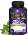 Potent Garden Candida Complex - Oregano en Caprylzuur Blend, Gut Flora Balance Complex, Intestinal Health & Immune Support with Herbs & Probiotics, Gut Health Supplements for Women & Men 60 Count