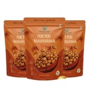 Farmzo Foods Peri Peri Makhana | Pack of 3 X 50G | Crispy Roasted Fox Nuts | 150G