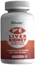 Liver Kidney Detox | Liver Detox Capsules with Herbal Extracts | Kidney Cleanse & Liver Support Supplement | Antioxidant Detox Formula | 60 Vegetarian Capsules | 30 servings