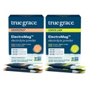True Grace ElectroMag - Grapefruit (16 Stick Packs) + Lemon Lime (16 Stick Packs) - Electrolyte Powder for Rapid Hydration - Zero Sugar & Carbs - Non-GMO - 32 Total Servings