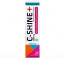 C-Shine Plus Effervescent Tablets, Orange Flavour, 1000mg, 20 Tablets