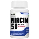 NutriJa Niacin 50 Vitamin B-3 (Nicotinic Acid) | for Vascularity & Increase Cellular Energy- 60 Capsules