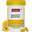 Swisse Immunity Booster+ with Vitamin C & Zinc - Contains Amla & Ginger, All Natural Immunity Booster - 30 Tablets