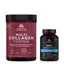 Oude Voeding SBO Ultimate Probiotica Capsules, 60 Tel + Multi Collageen Proteïne Poeder, Unflavored, 45 Servers