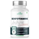 Zespo Benfotiamine 450mg Vitamin B1 with Alpha Lipoic Acid, 60 Capsules