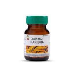 Green Milk Haridra Tablets | Ayurvedic Skin Allergy & Inflammation Support Supplement | Supports Natural Detox, Clear Skins & Immunity | Helps Reduce Itching, Redness & Skin Sensitivity | Turmeric Curcumin Formula | 60 Tablets
