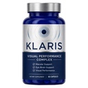 KLARIS Vision Support, Macular and Vision Support Supplement with with All 3 Carotenoids, Lutein, & Zeaxanthin, Eye-Brain Support, 60 Capsules
