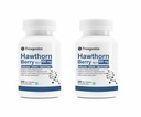 Trexgenics HAWTHORN BERRY 600 mg Cardiovascular, Cholesterol, triglycerides, Blood Pressure Support VEGAN & NON-GMO (60 Veg. Capsules) (Pack of 2)