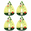 So Sweet Stevia Liquid Sugar Free Natural Zero Calorie Sweetener (Pack of 4, 1600 Drops - 400 Drops Each)
