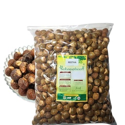 IndianJadiBooti Reetha Whole | Soapnut (Aritha) | Sapindus Mukorossi | Natural SLS-Free Hair Cleanser, Shampoo & Conditioner | Organic Laundry Alternative | Dried & Raw | 1kg Pack