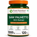 Pure Nutrition Saw Palmetto Supplement 1000mg Extract | Saw Palmetto Capsules Supports Prostate Health | Boosts Urinary Function | Natural Herbal Supplement - 120 Veg Capsules