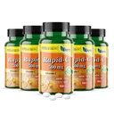 America Medic & Science Rapid-C 500mg Vitamine C Supplement 500 Tabletten (5 verpakkingen van 100 tabletten) Dagelijkse Immuunsysteemondersteuning, Antioxidant 
