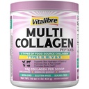 Multi Collageen Peptides Powder Type I II III V X, Gehydrolyseerd Collageen Proteïne voor vrouwen en mannen, Huid, Haar, Nagels, Unflavored, Non-GMO, Keto & GF, Zero Sugar, 45 Servers, 16oz