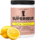 Superieur Electrolytes – Supplément d'électrolyte à base de plantes avec minéraux marins pour l'hydratation et la récupération – Keto Friendly, non-OGM, Zero Sugar, Vegan Healthy Sports Drink Powder – Lola Lemon (70 portions)