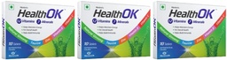 Health OK Multivitamin Tablets with Natural Ginseng & Taurine - Daily Energy, Alertness & Immunity Support with Vitamin C, D & Minerals (30 Tablets, Pack of 3 x 10s)