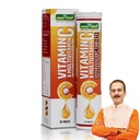 Jeena Sikho Vitamin C & Multivitamin Effervescent Tablets | Orange Flavour with 500 mg Vitamin C | Helps with Immunity, Skin Health & Daily Energy | Fizz Tablets for Easy Consumption | 20 Tablet