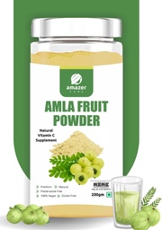 Amla Fruit Powder, Vitamin C Rich Superfood, Dietary Fiber, Pure & Natural Dehydrated Amla Powder for Eating & Drink, Immunity Booster