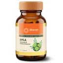 Sitaram Ayurveda Amla Capsule | Ayurvedic Vitamin C Rich Herbal Supplement | Supports Immunity, Antioxidant Activity, Heart, Gut, Hair & Skin Health | Vegan | 60 Nos