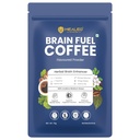 Healeo Brain Fuel Coffee 75g – Herbal Brain Enhancer with L-Tyrosine, L-Theanine, Bacopa, Ginkgo Biloba, B6 & B12 – Enhances Memory, Focus, Clarity – 100% Arabica Medium Roast – No Jitters
